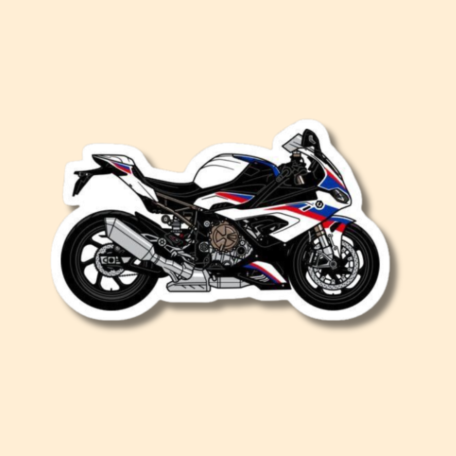 "Bike" Vinyl Sticker for Laptop, Journal Mobile Phone, bottle, guitar, books - Waterproof.