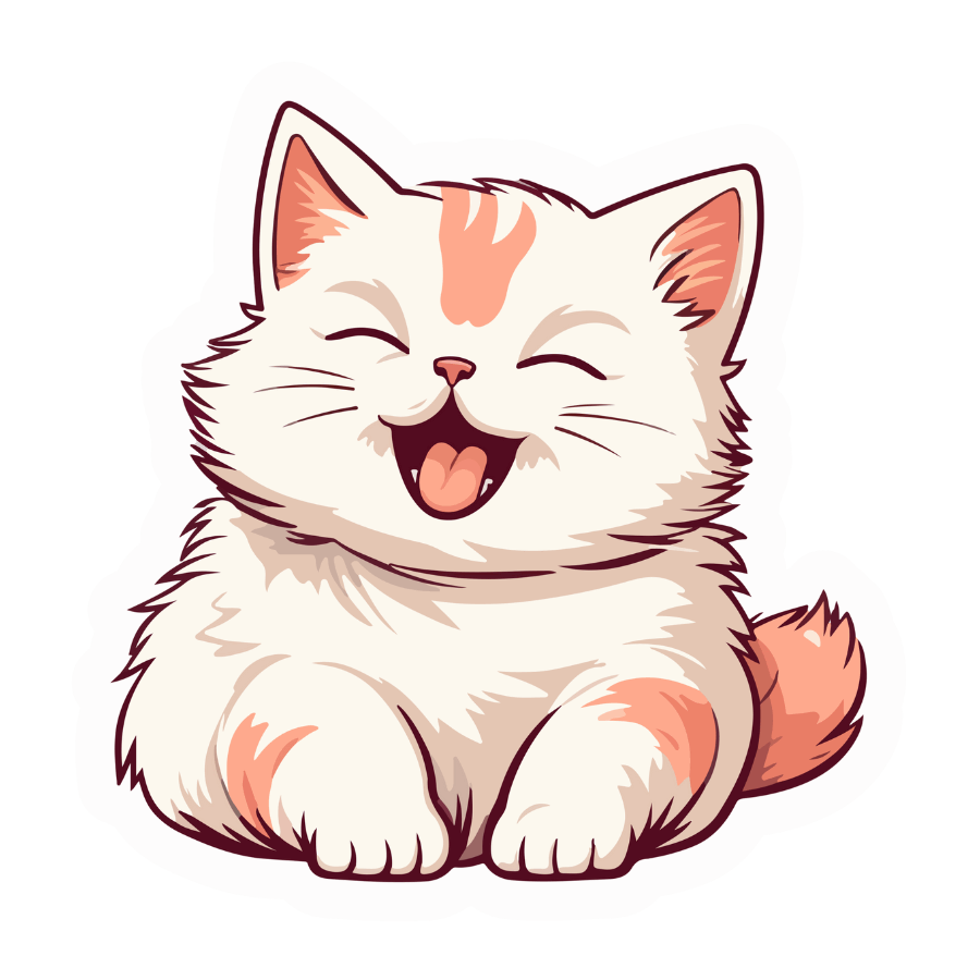 5 cute stickers 3X3 in