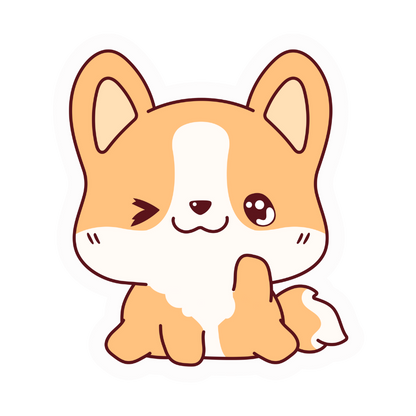 5 cute stickers 3X3 in