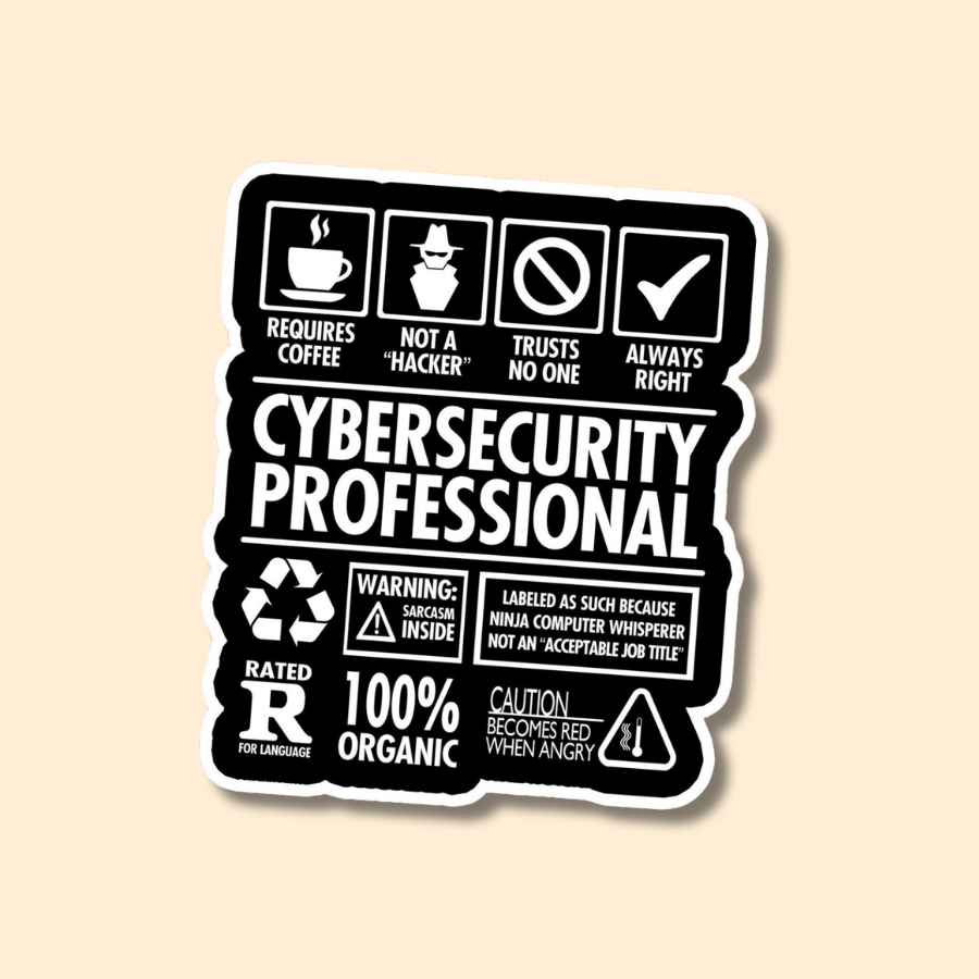 "Hacker quote" Vinyl Sticker for Laptop, Journal Mobile Phone, bottle, guitar, books - Waterproof.