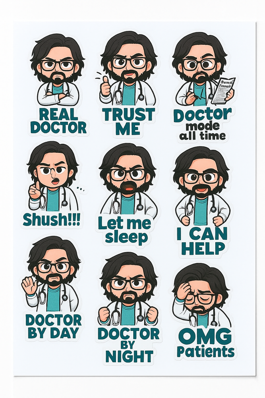10 premium stickers